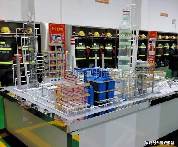 石油化工生产装置工艺流程消防演练模型lnglpgcng槽罐车模型产品资讯